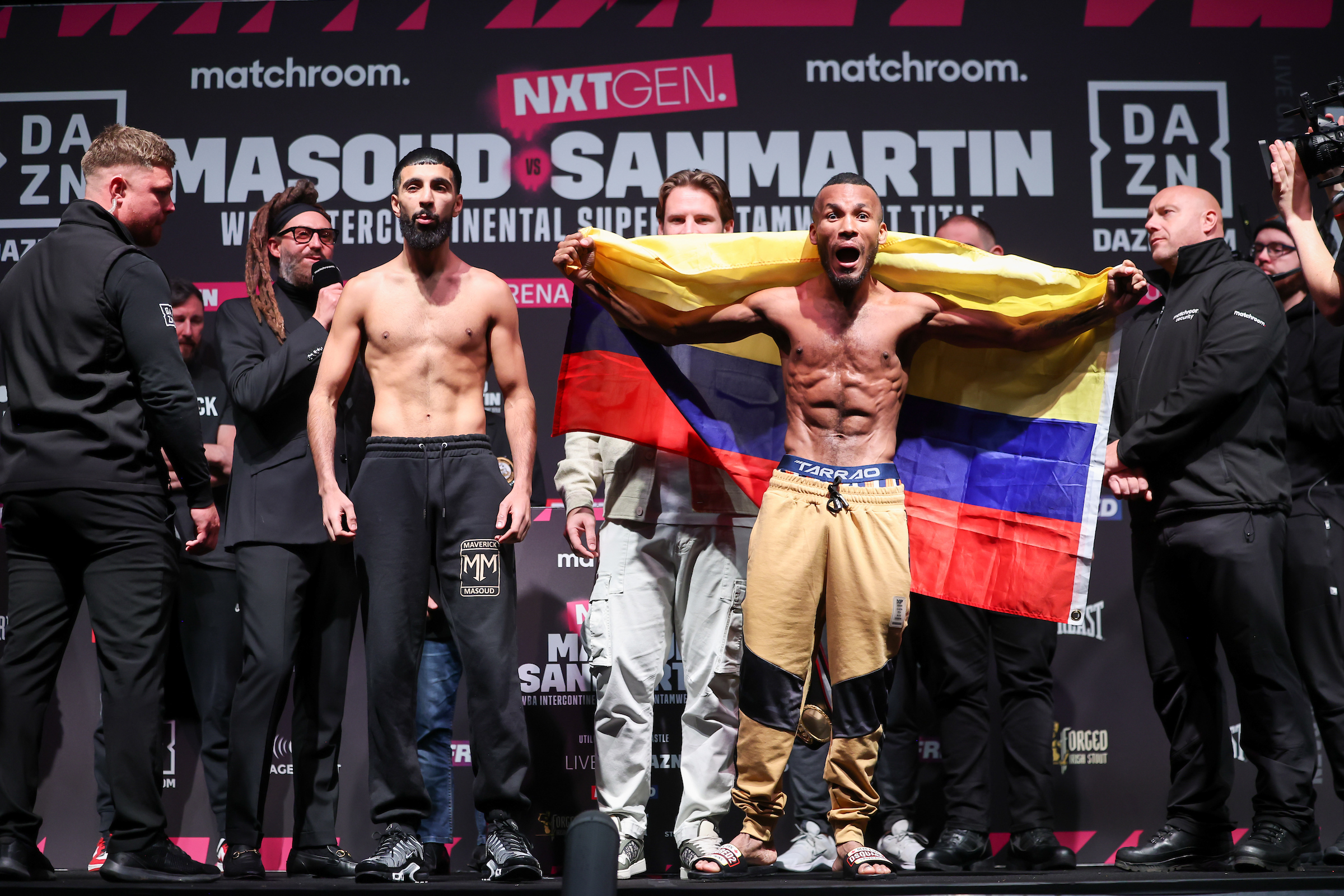 Masoud vs. Sanmartin: Weigh-In Results, Running Order & Betting Odds