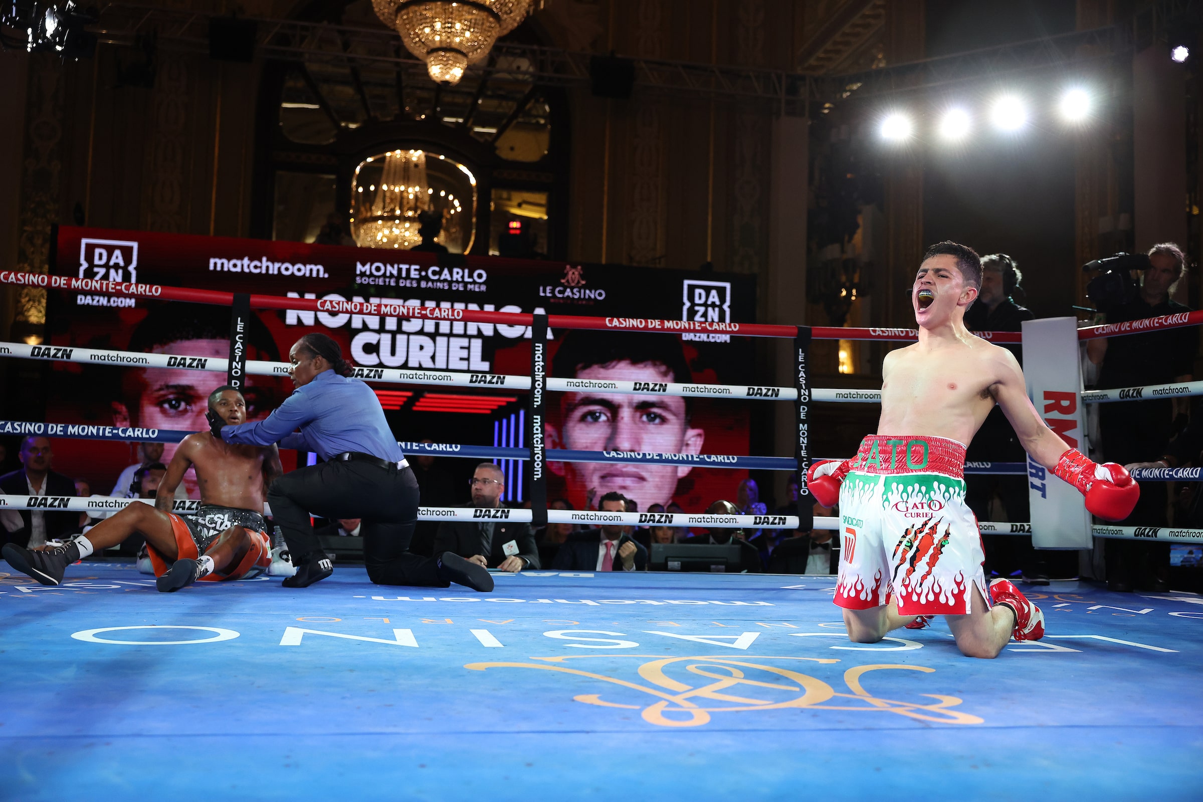 Curiel score highlight knockout to upset Nontshinga and claim IBF crown