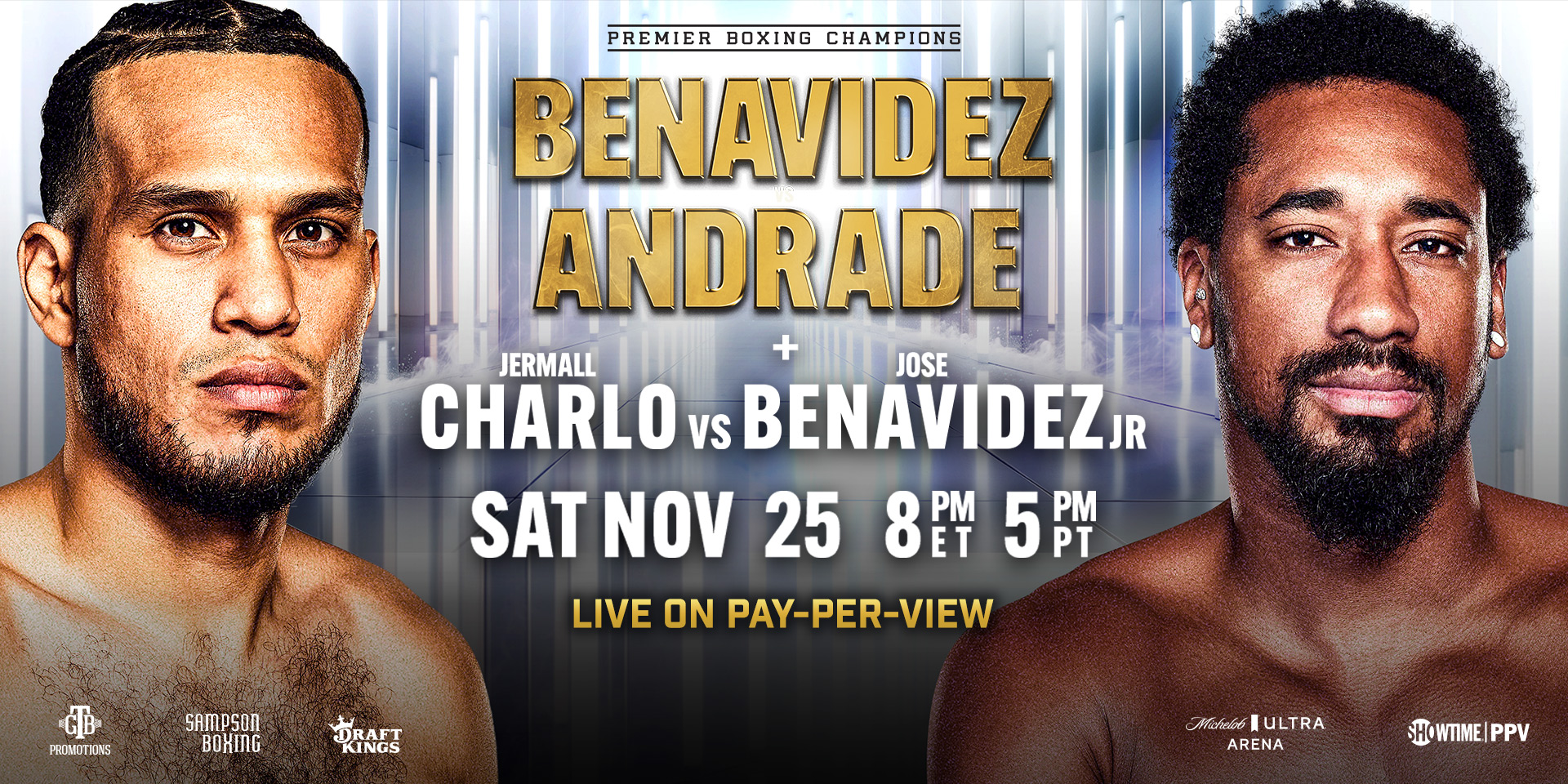 Benavidez vs. Andrade: Transmisión en vivo, apuestas y la cartelera