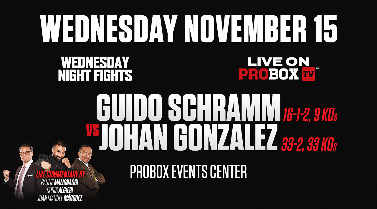 Schramm vs. Gonzalez: Live Stream, Betting Odds & Fight Card