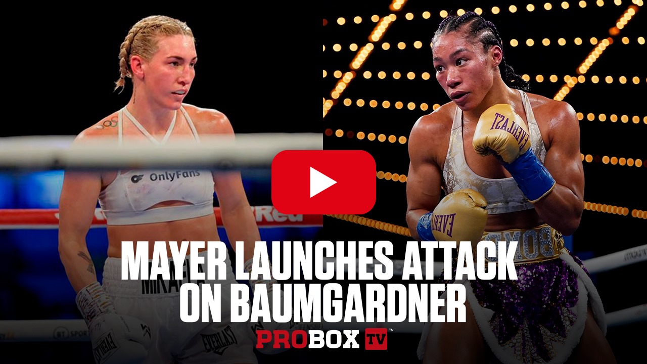 Mikaela Mayer comments on boxing rival Alycia Baumgardner's adverse test: 'This is her legacy now'