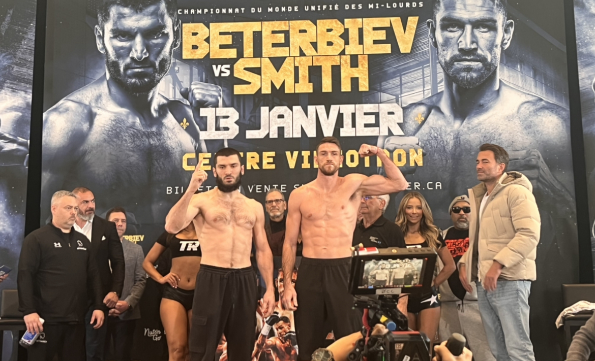 Beterbiev and Smith both make weight ahead of clash in Quebec City