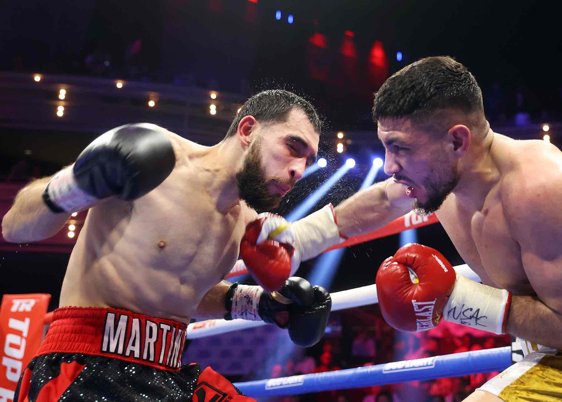 Cortes stops Martinez after Garcia refuses to let him continue