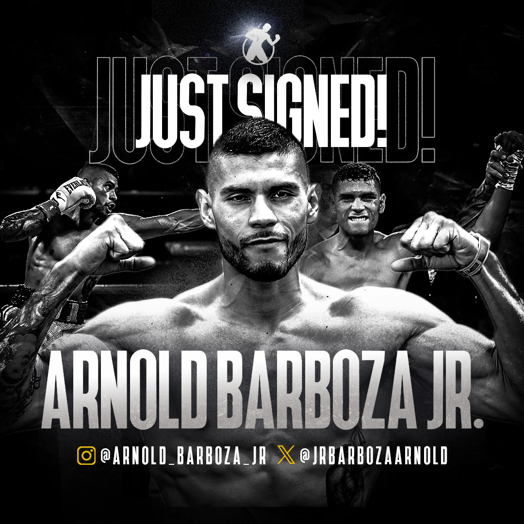 Barboza Jr signs with Golden Boy Promotions