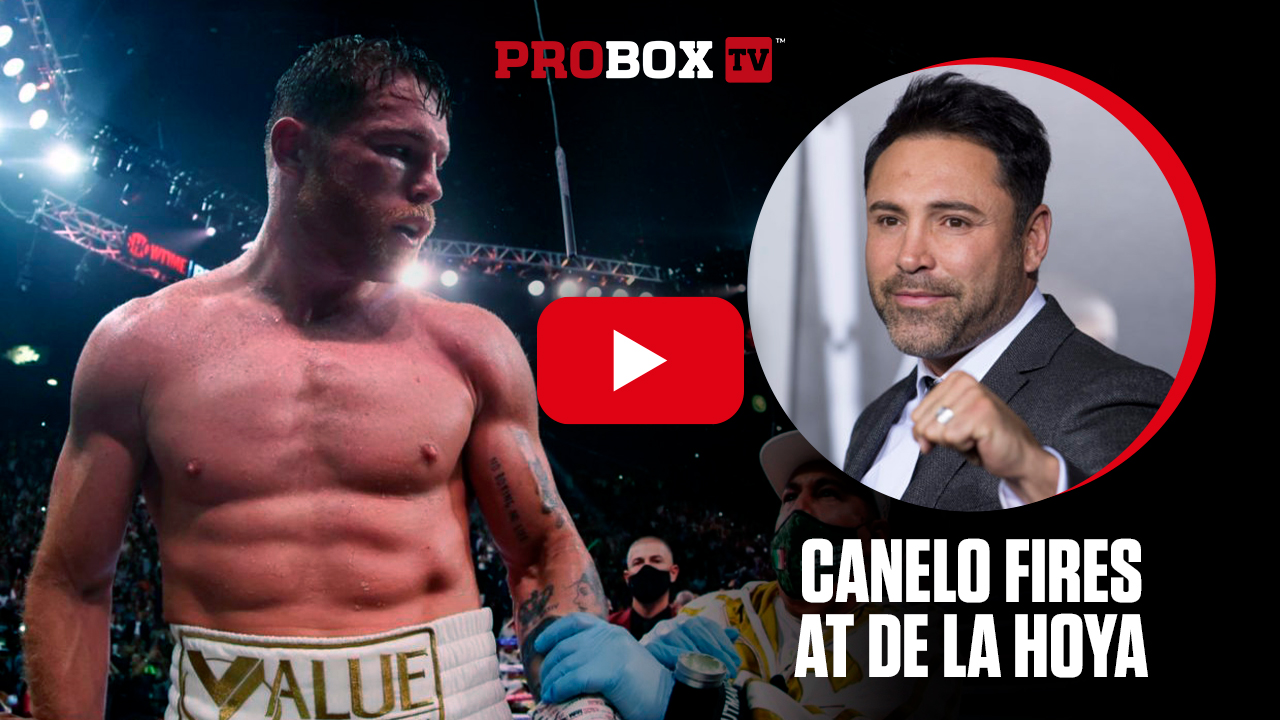 Canelo on De La Hoya : 'Oscar has a lot of issues with his life, says a lot of things, and he’s a hypocrite.'