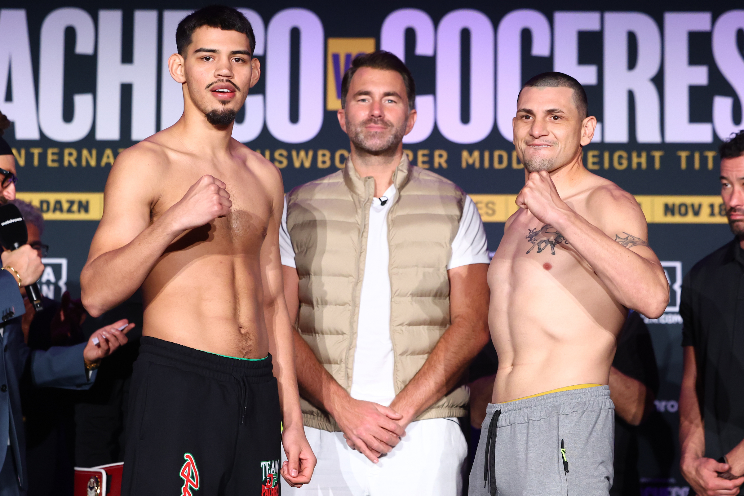 Pacheco vs. Coceres: Weigh-in Results, Betting Odds & Running Order