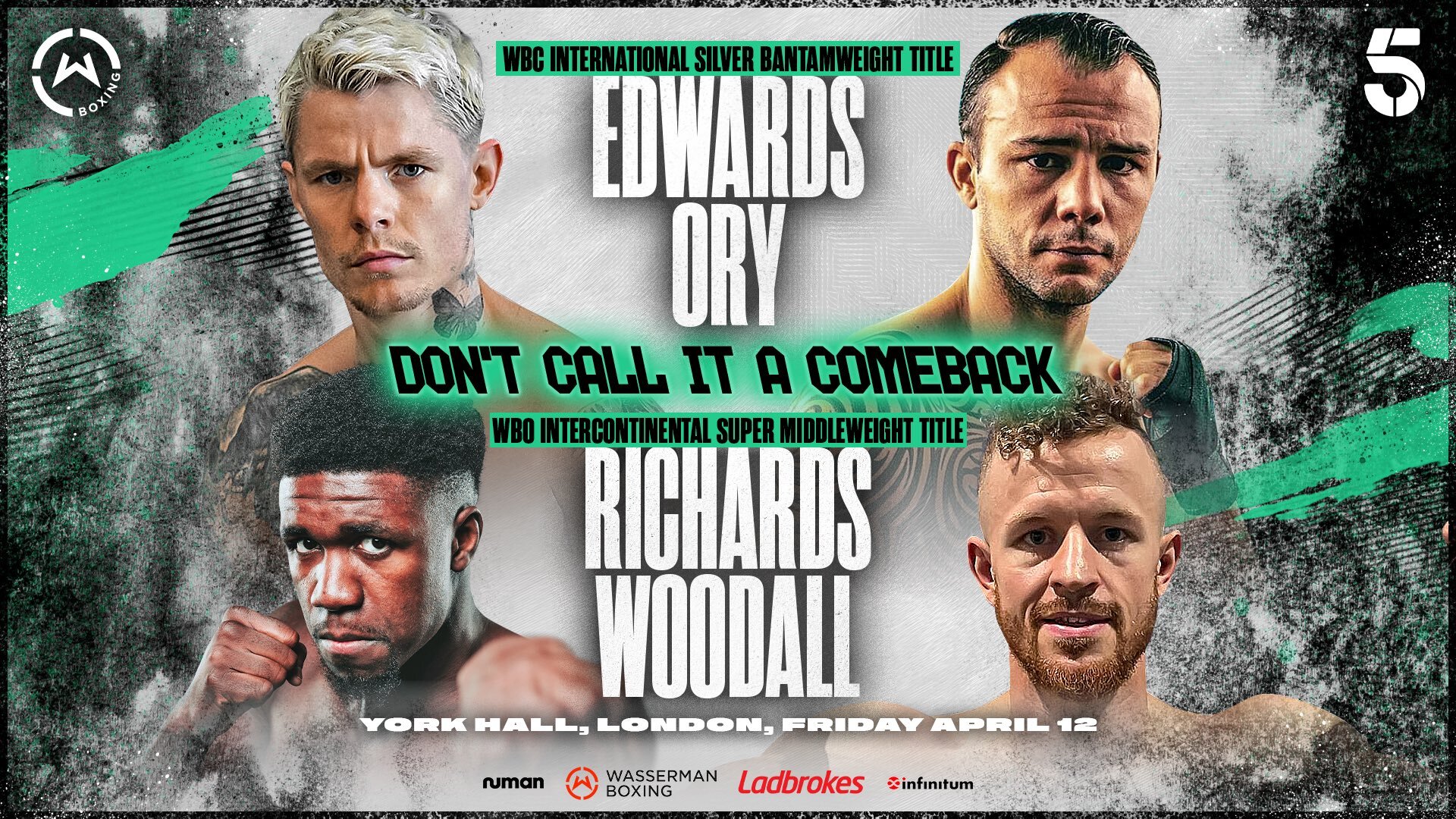 Charlie Edwards - Georges Ory Announced For April 12