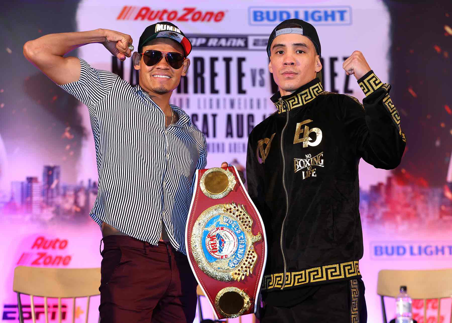 Emanuel Navarrette appears to feel the pressure as world title defense against Oscar Valdez rapidly approaches