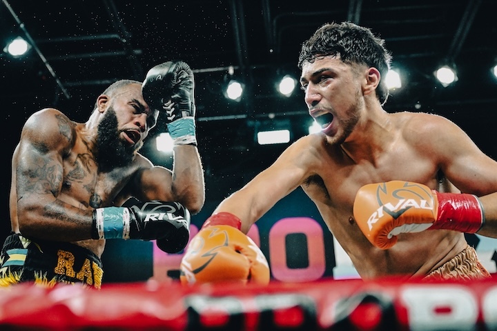 Emiliano Moreno, 19, shines in UD over veteran Rashield Williams