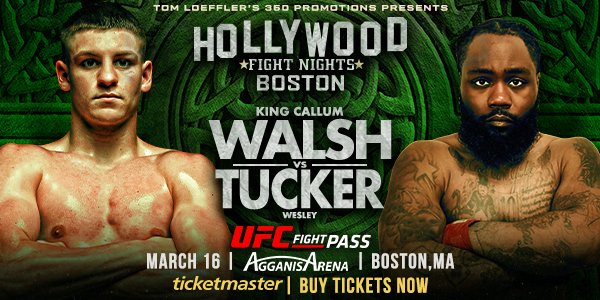 Walsh Stops Tucker in Two; O’Connor Returns with a Win 