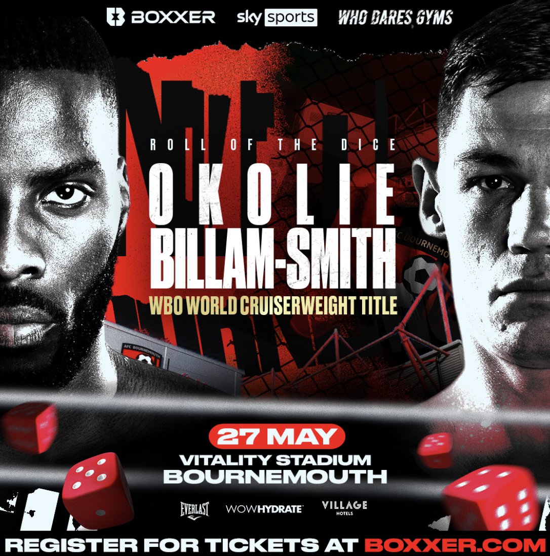 Okolie-Billam-Smith Formally Confirmed For May 27