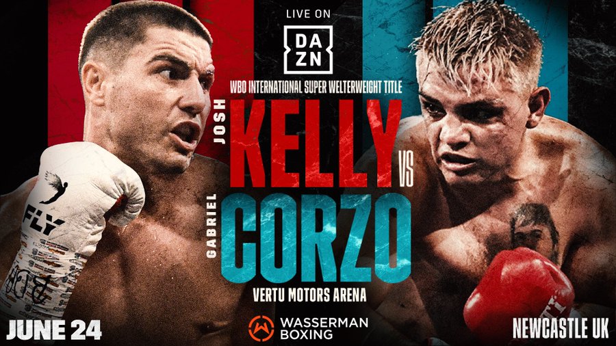 Josh Kelly-Gabriel Corzo Announced By Wasserman Boxing, June 24