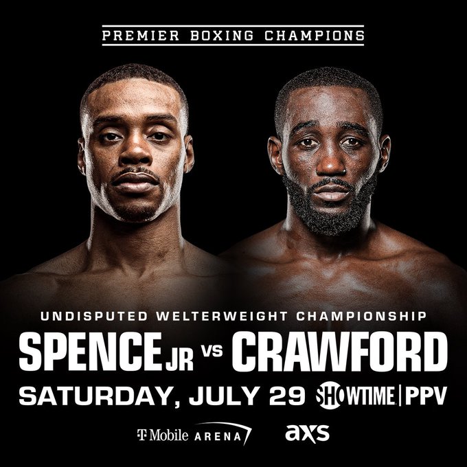 Spence Jr vs. Crawford oficial para el 29 de julio