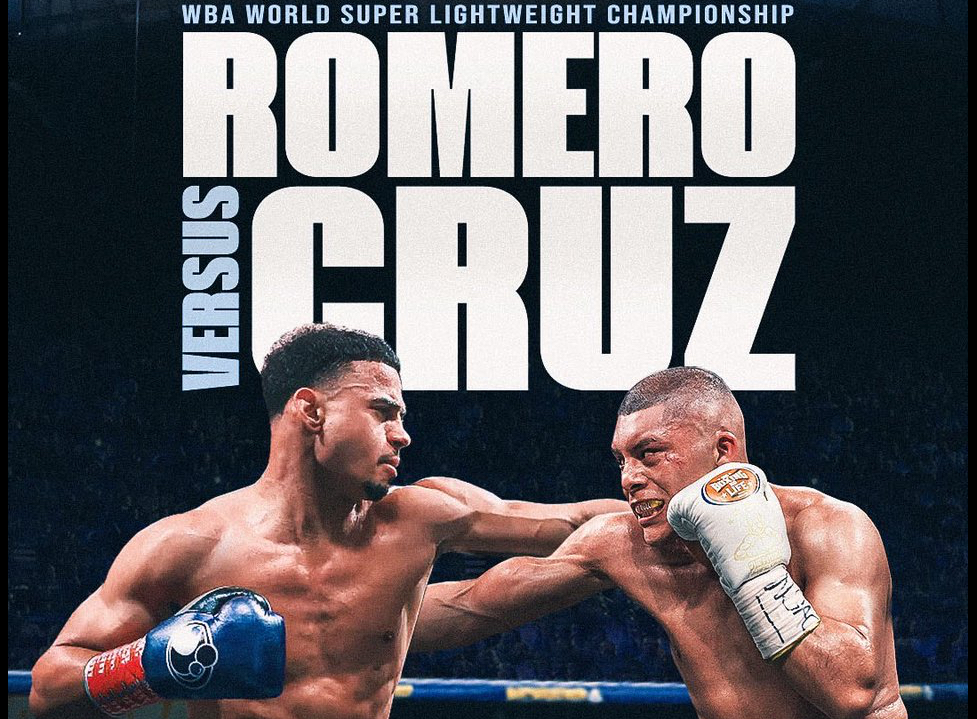 Romero vs. Cruz finalized for March 30