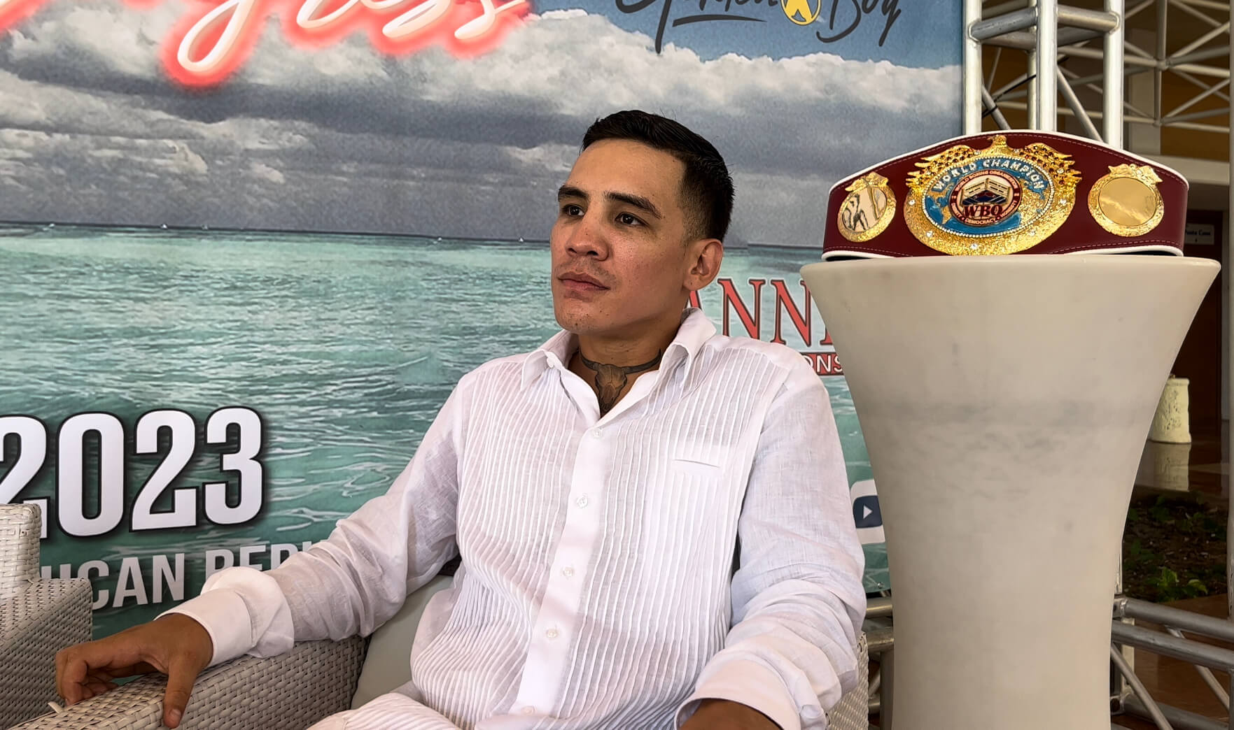 Valdez: We are both on the same page Navarrete wants the rematch, I'll be back early next year