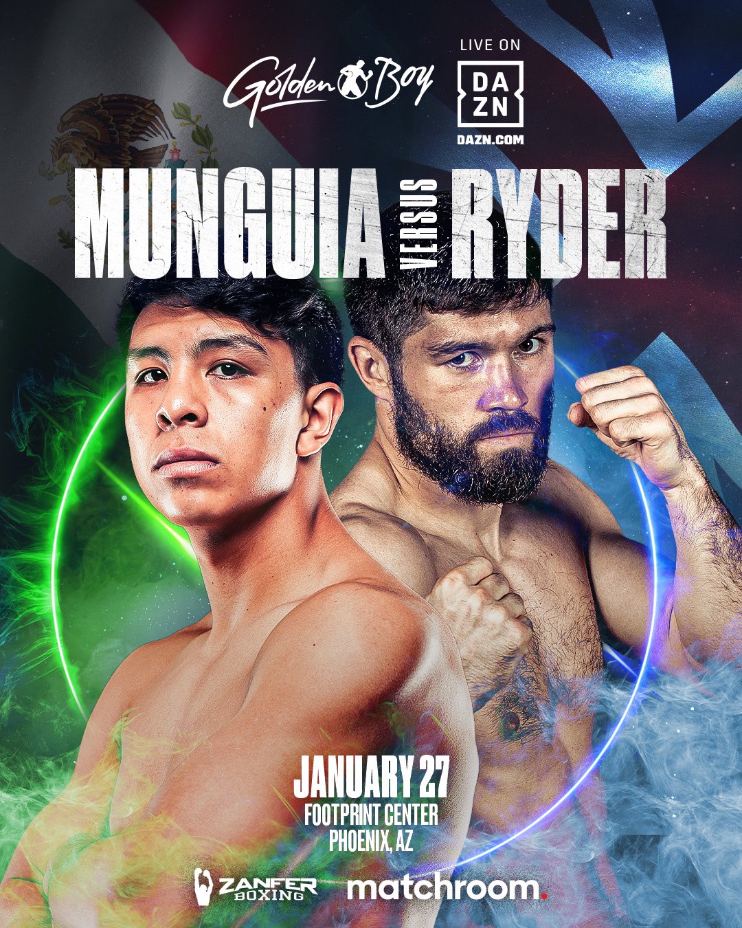 Munguia-Ryder set for January 27th