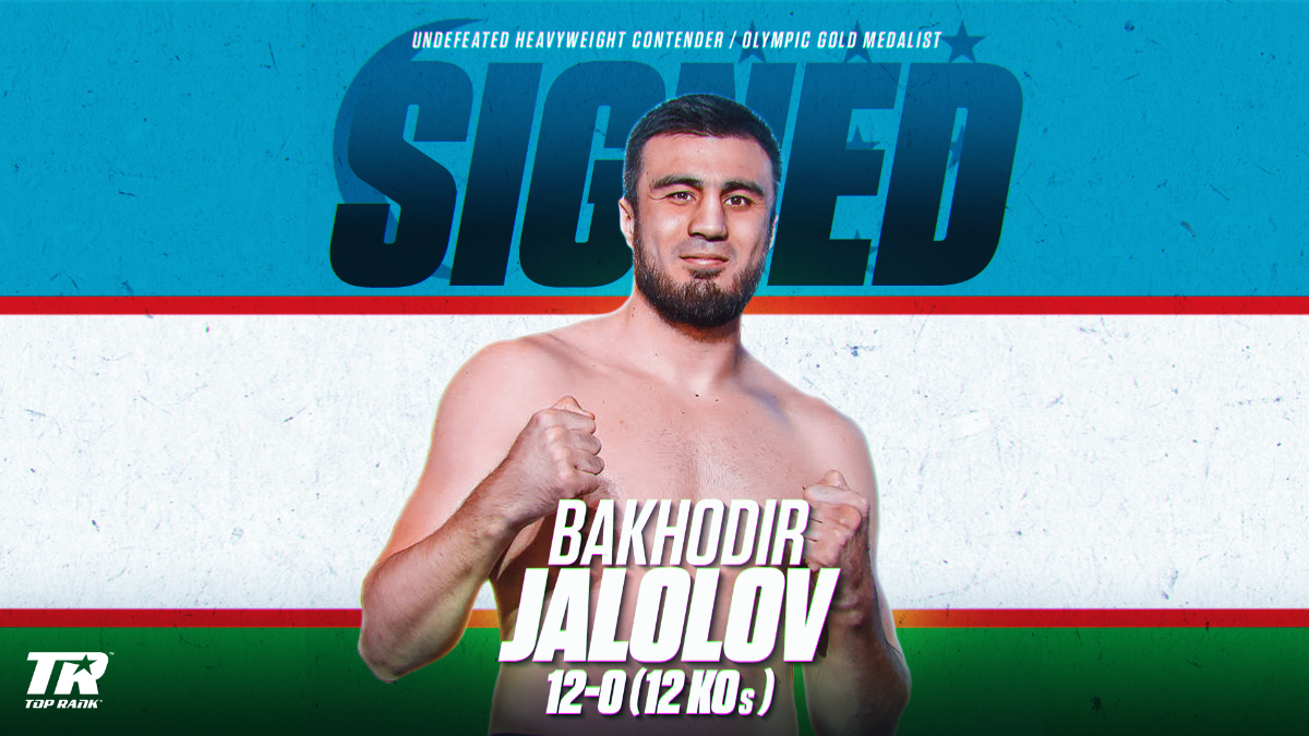 Jalolov signs with Top Rank, returns August 26th