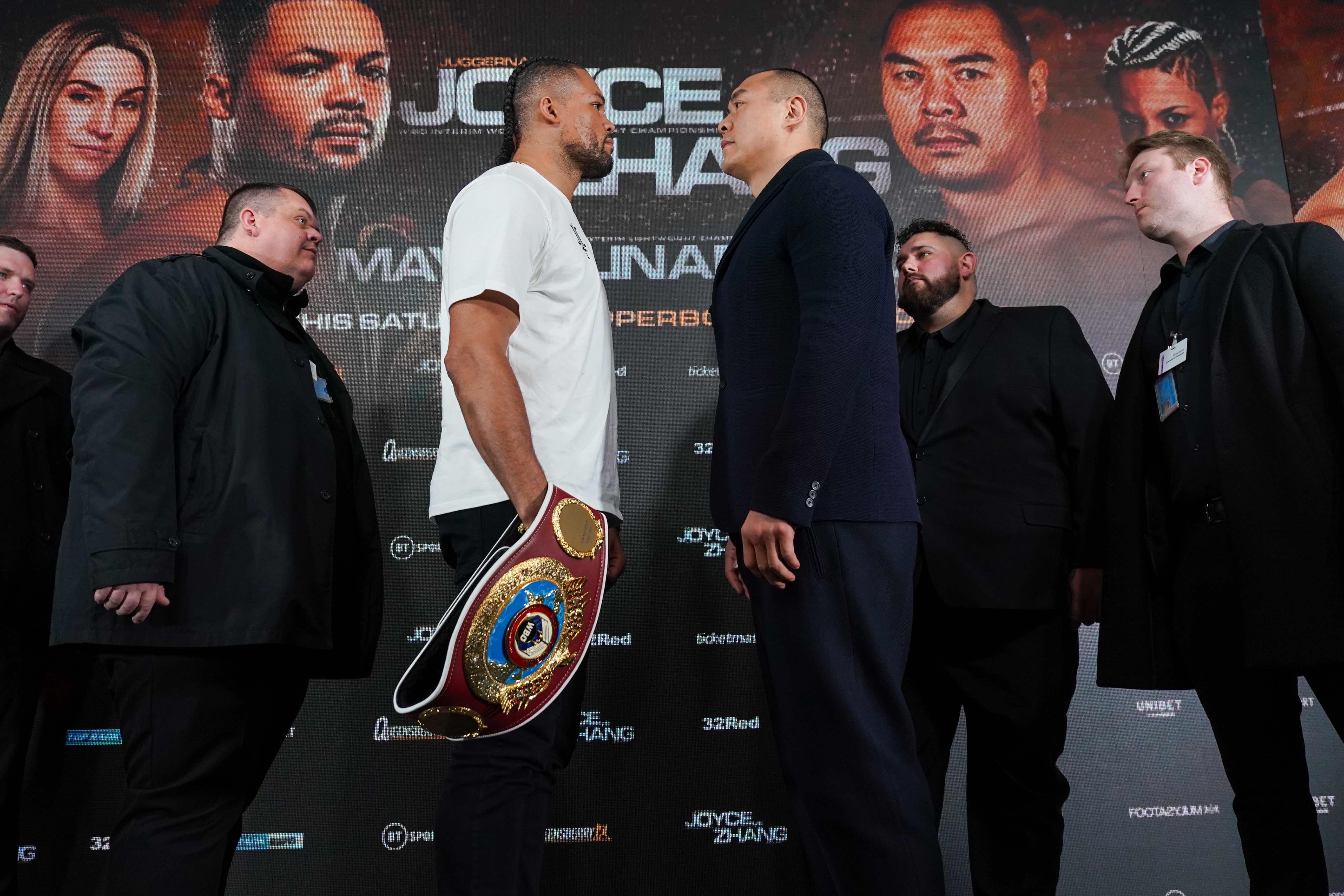 Joe Joyce has activated rematch clause with Zhilei Zhang