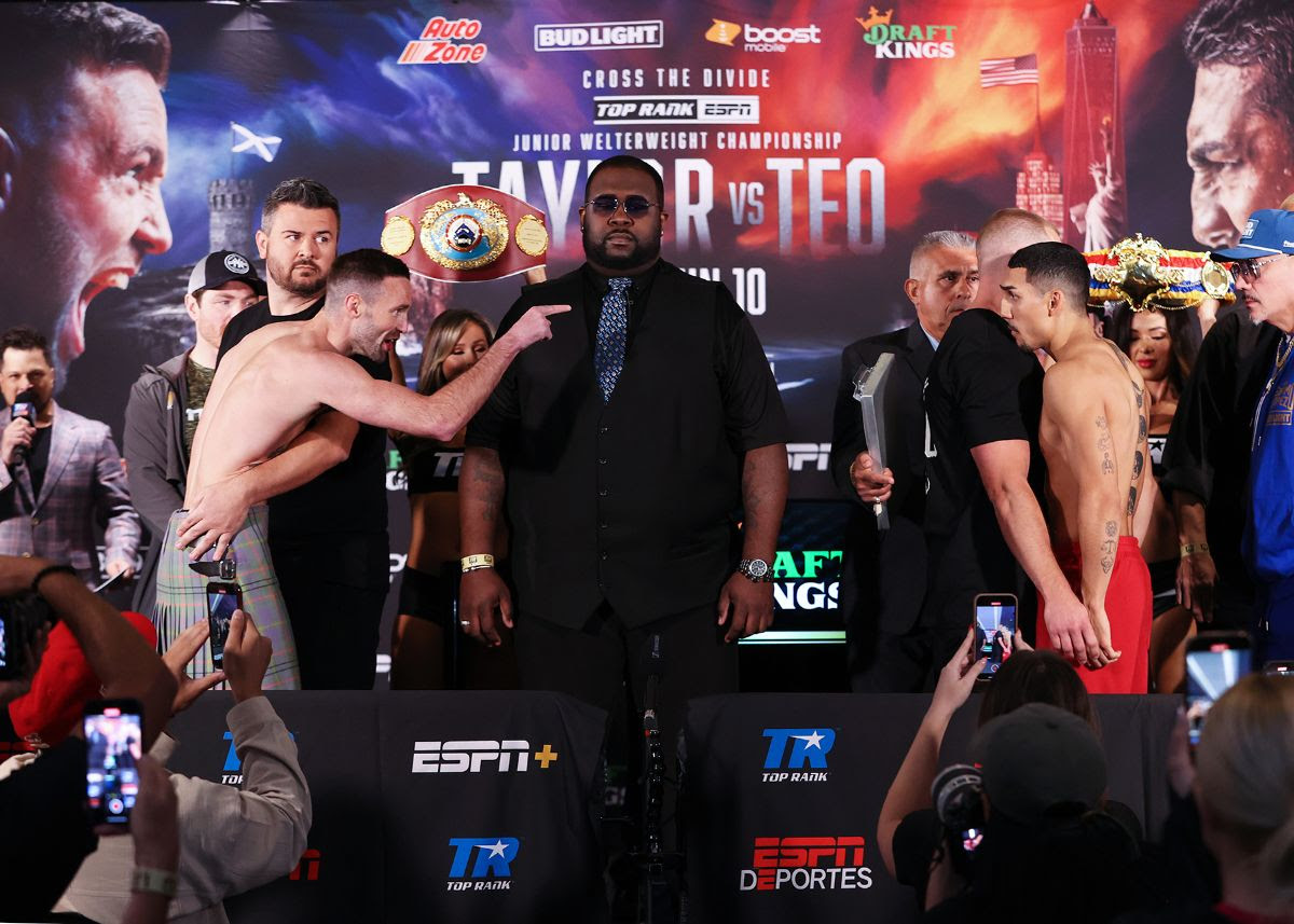 Josh Taylor vs. Teofimo Lopez: Betting Odds & Weigh-In Results