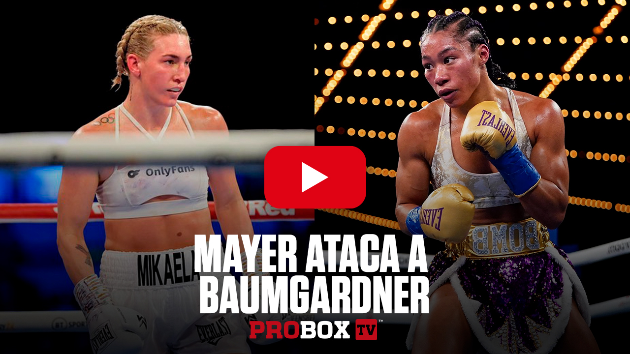 Mikaela Mayer comenta sobre la prueba adversa de su rival en el boxeo Alycia Baumgardner: "Este es su legado ahora"