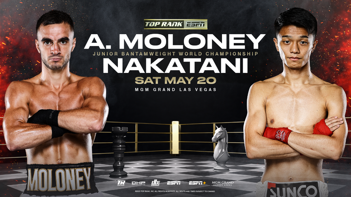 Moloney vs Nakatani y Nico Ali Walsh se suman a Haney vs. Loma