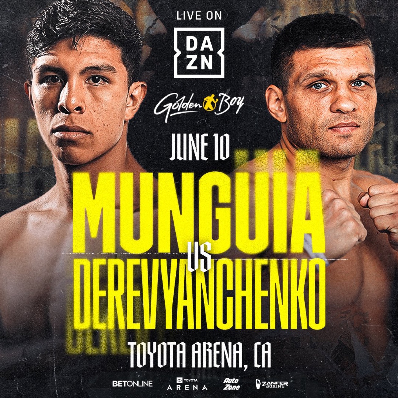 Munguia vs Derevyanchenko set for June 10th