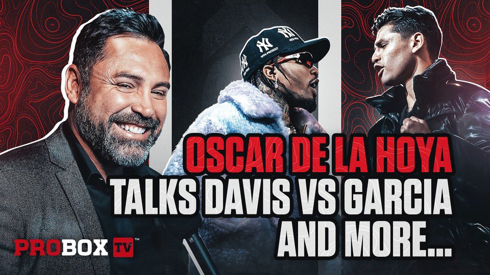 Las difíciles negociaciones para la pelea Tank vs García se ven facilitadas por el deseo de los boxeadores de pelear - De La Hoya