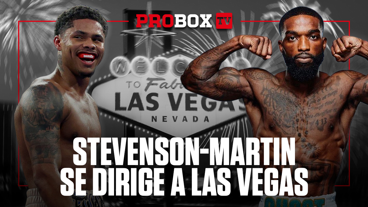 Bob Arum confirma que Stevenson vs. Martin aterrizará en Las Vegas un jueves