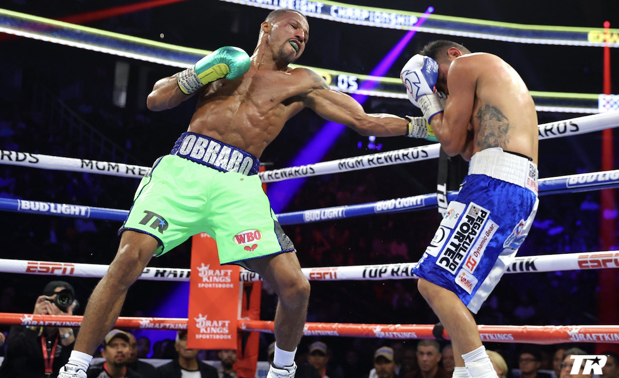 Bruised, beaten to the floor, but not beaten — Conceicao survives to leave Las Vegas with a draw in Navarrete title fight