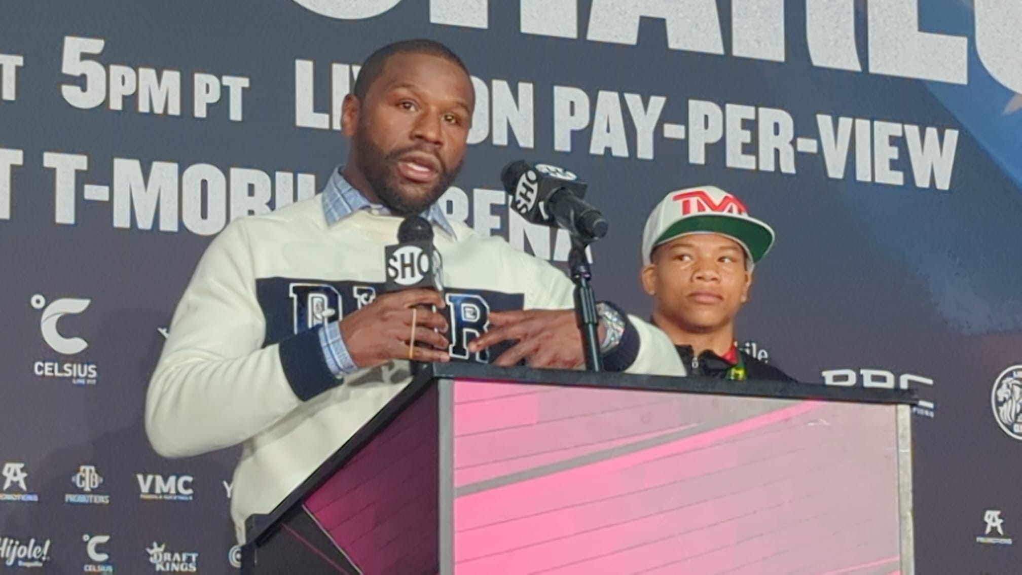 Floyd Mayweather predicts 17-year-old Curmel Moton will be a millionaire in 24 months after he won in style on pro debut