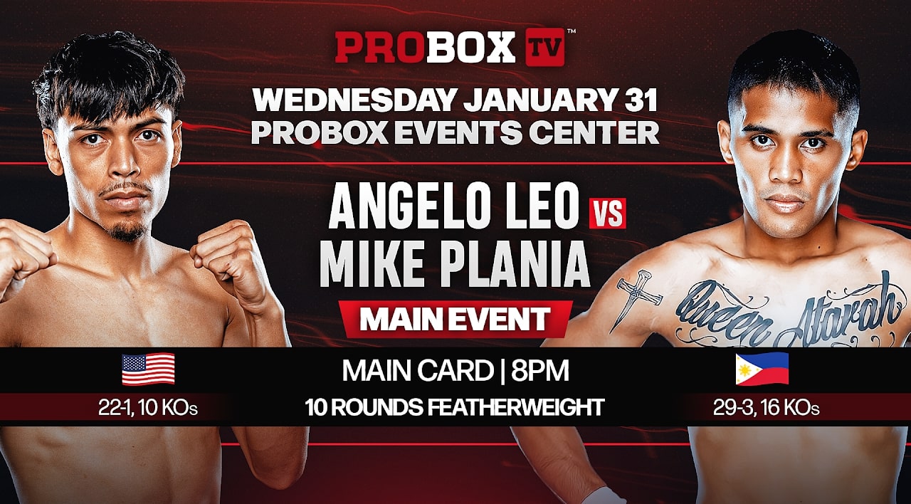 Angelo Leo vs. Mike Plania encabezan WNF en Plant City el 31 de enero