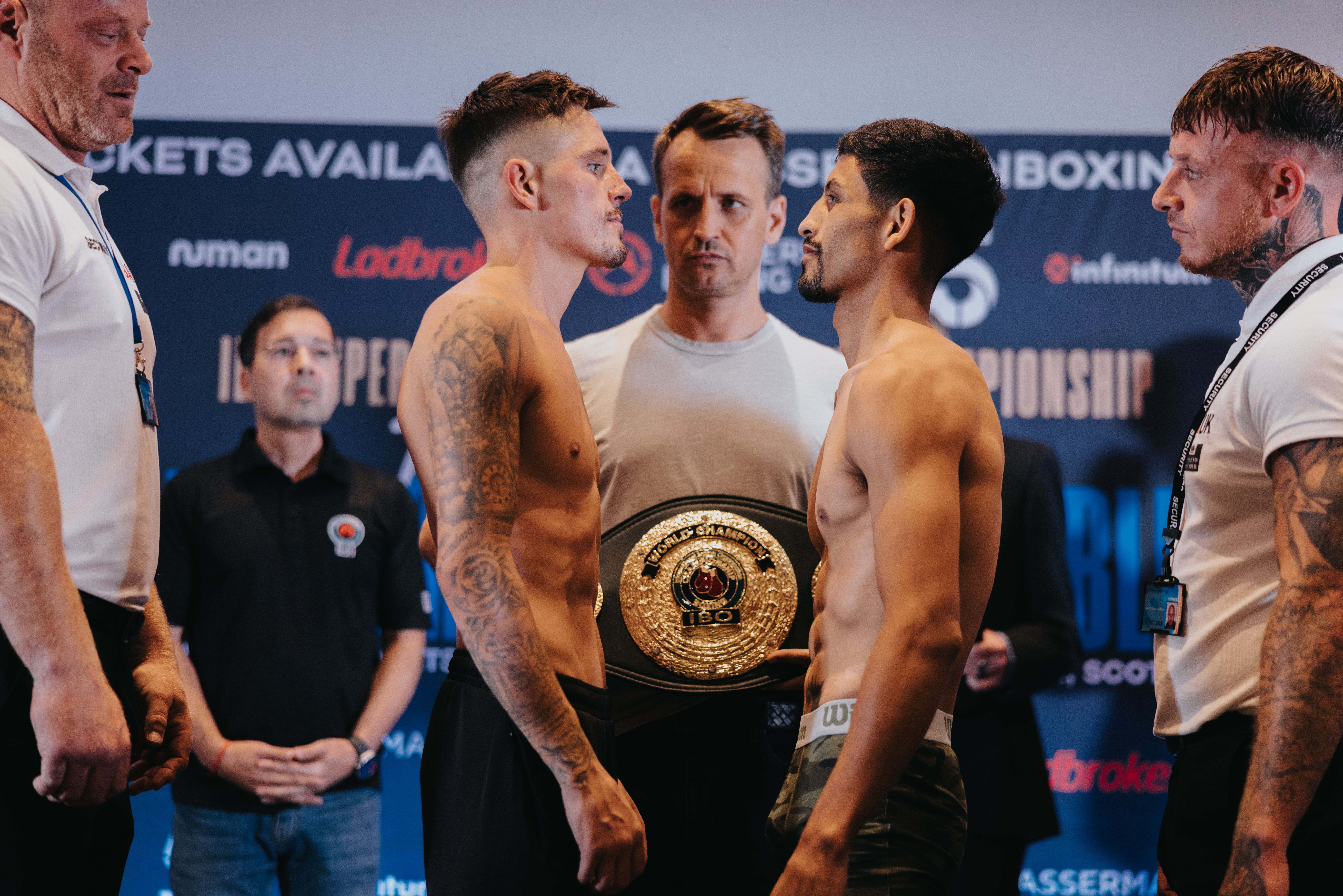 Weigh-in results - Lee McGregor Vs Erik Robles Ayala - Edinburgh