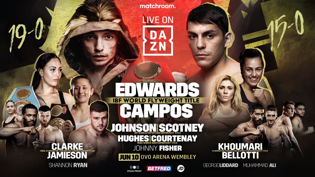 Sunny Edwards vs. Andres Campos: Live Stream, Betting Odds & Fight Card