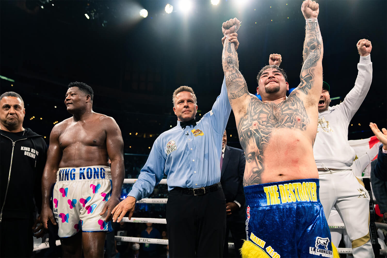 ANDY RUIZ JR. DROPS LUIS ORTIZ THREE TIMES ON HIS WAY TO DECISION VICTORY