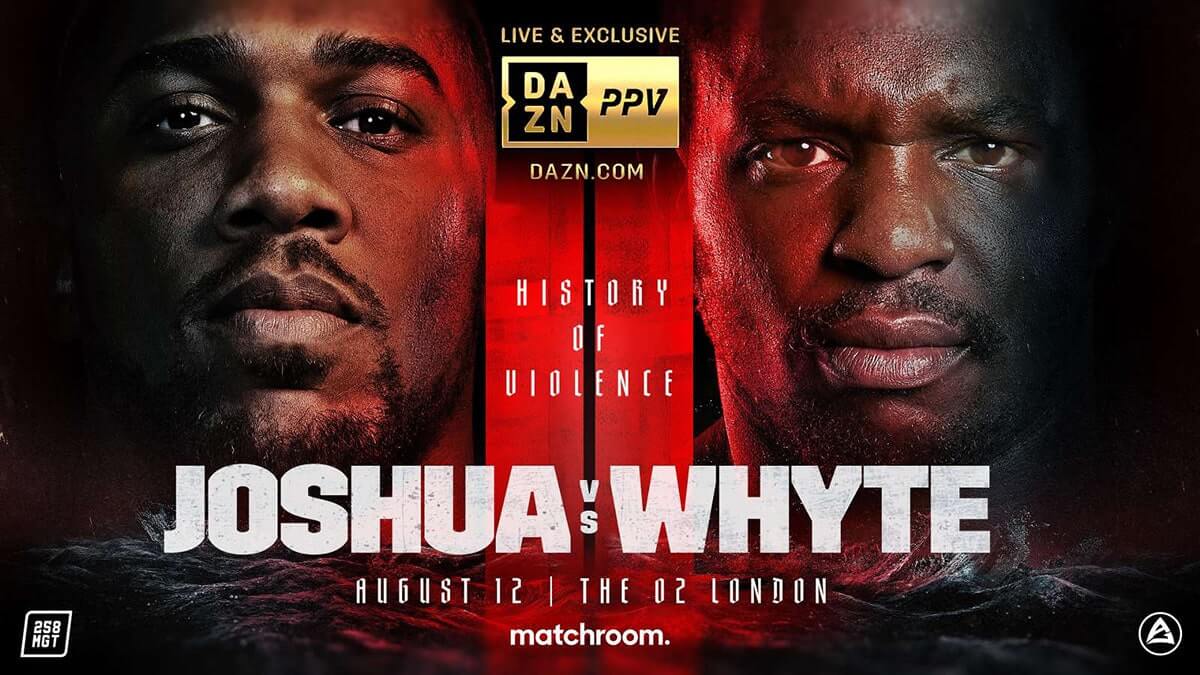 Anthony Joshua-Dillian Whyte cancelled due to failed anti-doping test by Whyte 