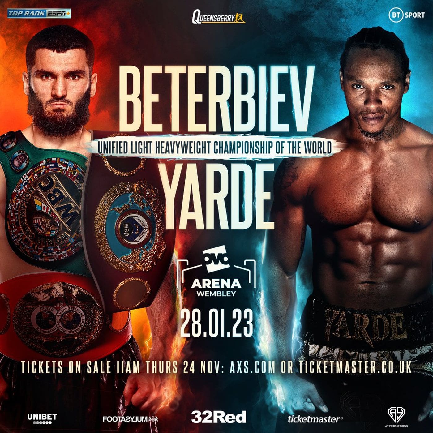 Beterbiev vs. Anthony Yarde se fija para el 28 de enero