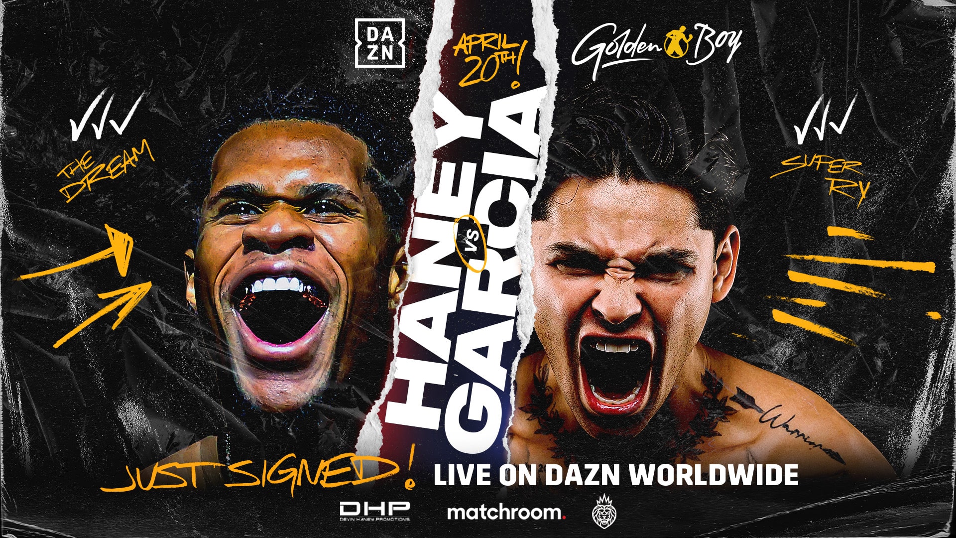 Devin Haney vs. Ryan Garcia, Date at T-Mobile Arena in Las Vegas, USA