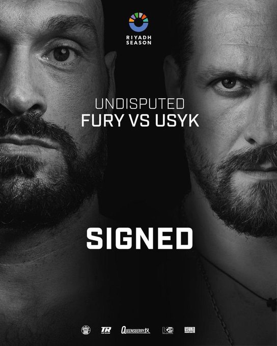Fury vs Usyk: Los campeones de los pesos pesados pelearán en Riad 💥.