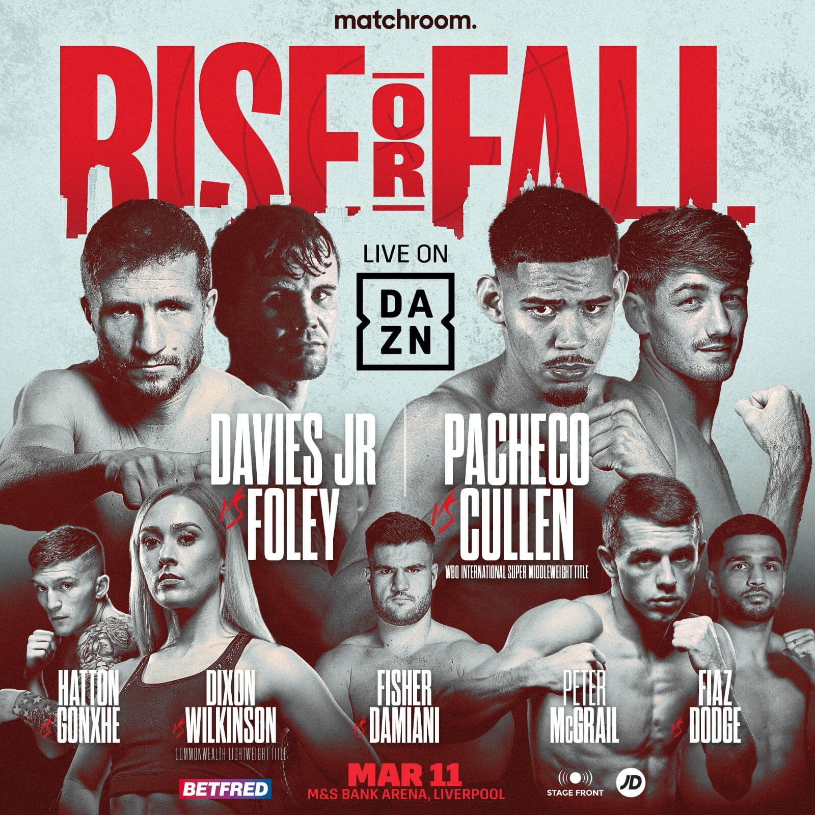  INJURY FORCES SMITH OUT OF STEPIEN CLASH; MARCH 11 SHOW GOES AHEAD WITH PACHECO vs. CULLEN AND DAVIES JR vs. FOLEY CO-HEADLINING