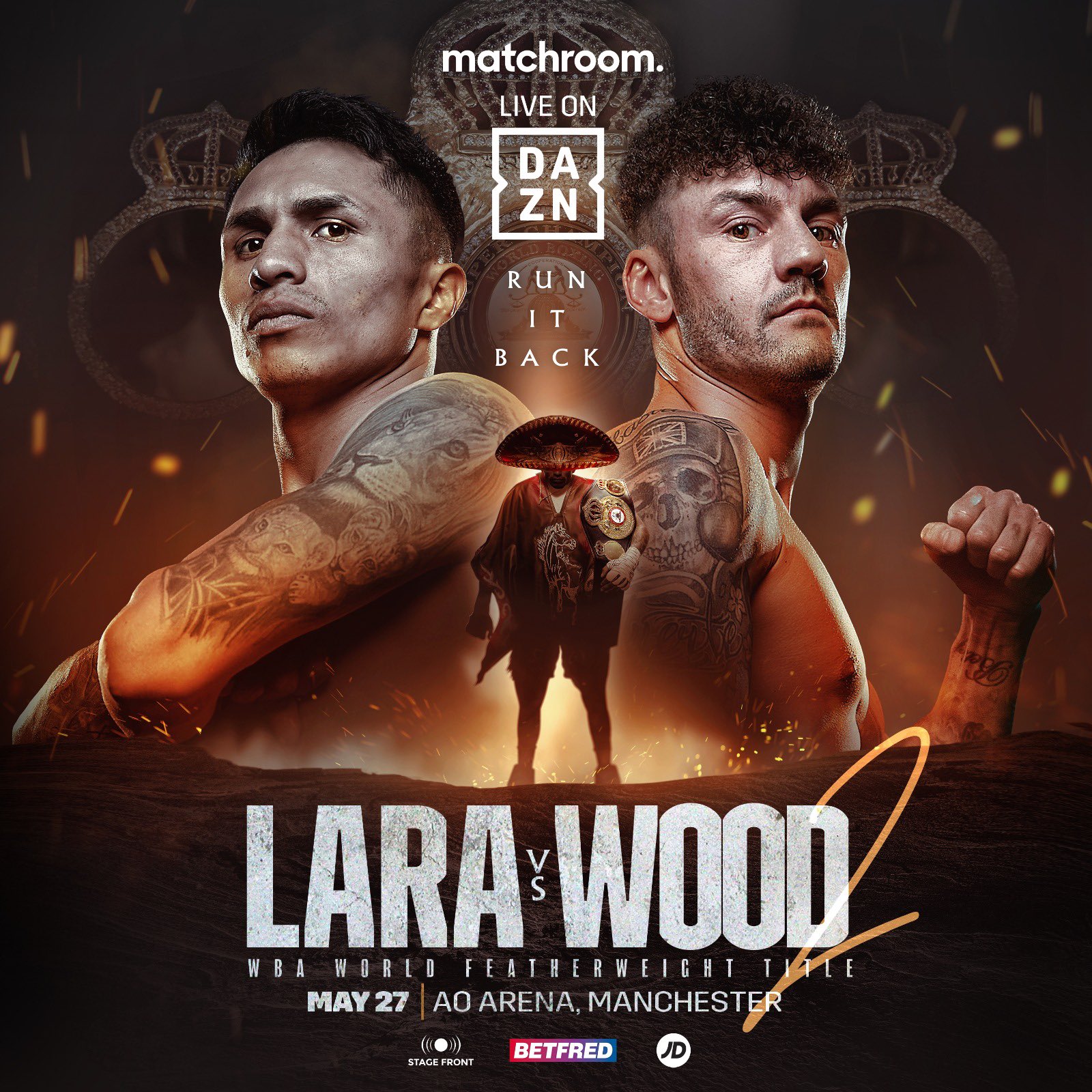 Lara Vs Wood 2 Announced for May 27 - Manchester 
