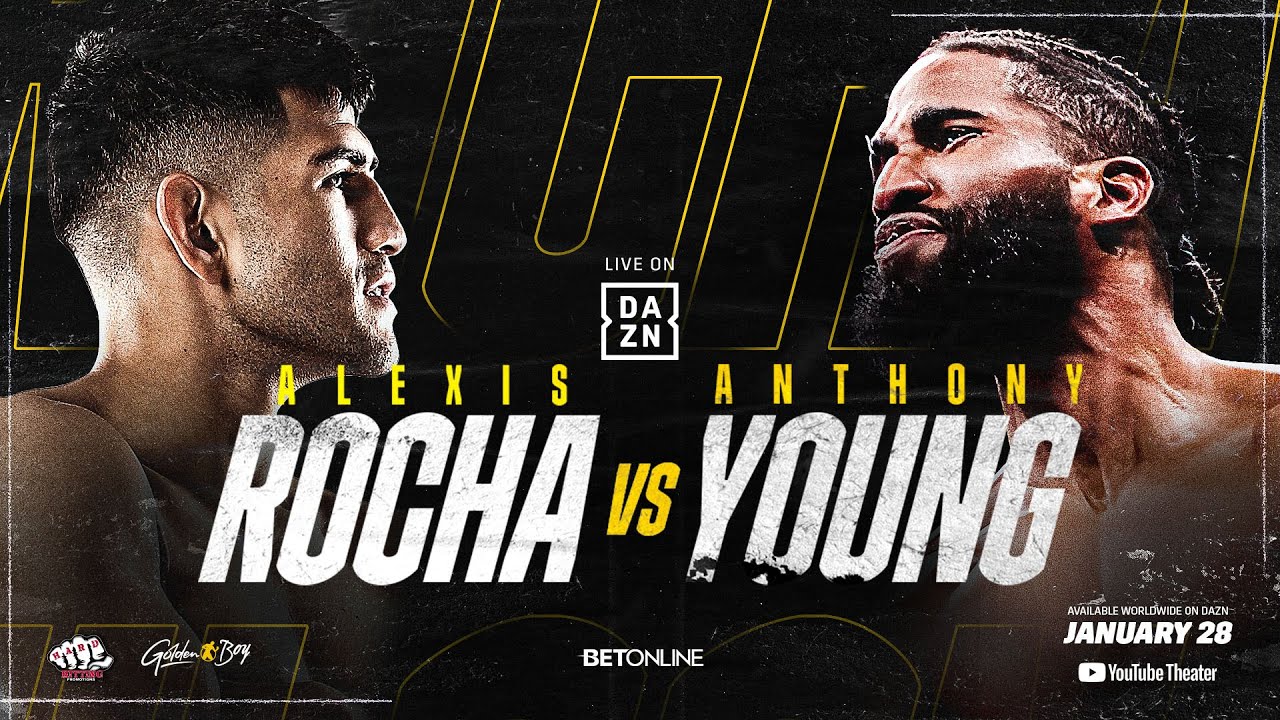 Alexis Rocha vs. Anthony Young: Transmisión en vivo, probabilidades de apuestas y la cartelera