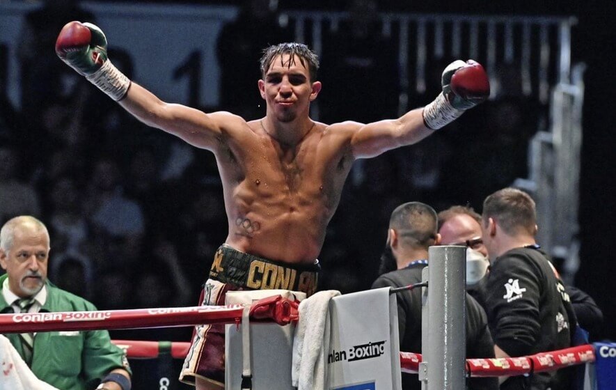 Michael Conlan destroys Karim Guerfi inside one round in Belfast