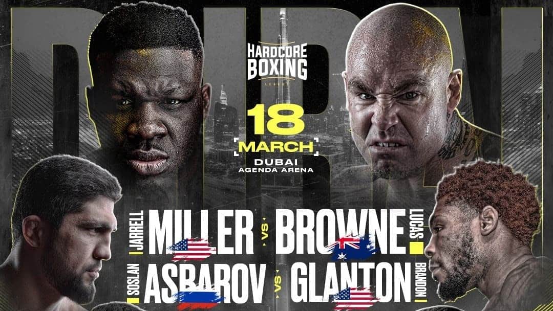 MILLER VS. BROWNE HEAVYWEIGHT WAR TO BE STREAMED LIVE ON PROBOXTV.COM IN USA AND  AUSTRALIA THIS SAT. MARCH 18