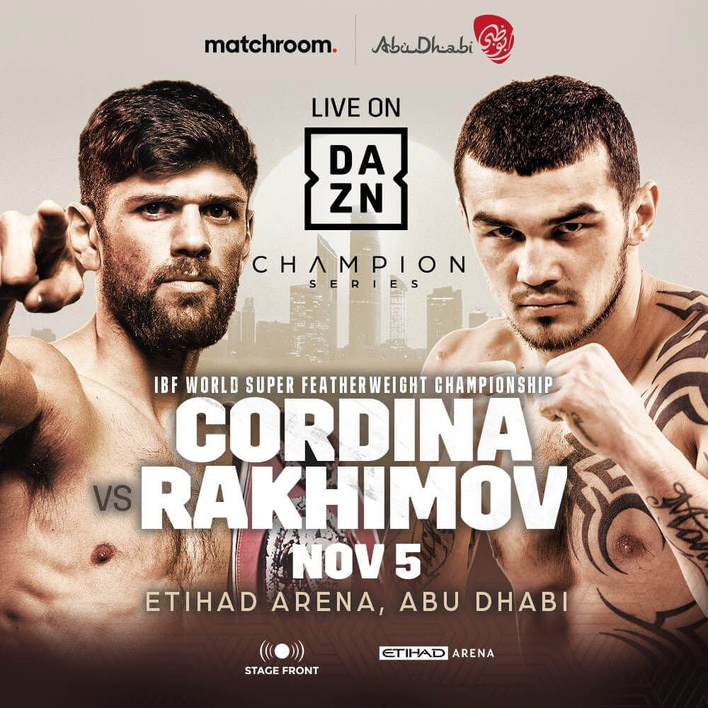 Cordina vs. Rakhimov Set For Nov. 5th