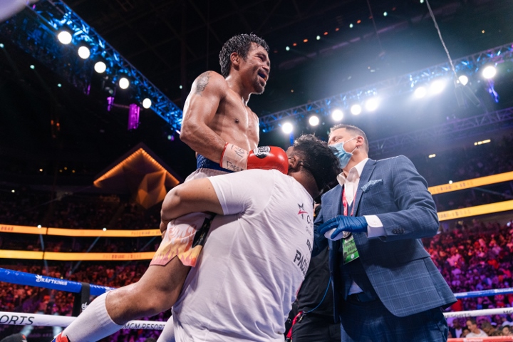 Manny Pacquiao Eyeing Mario Barrios' Belt, 'Wants to Win Again'