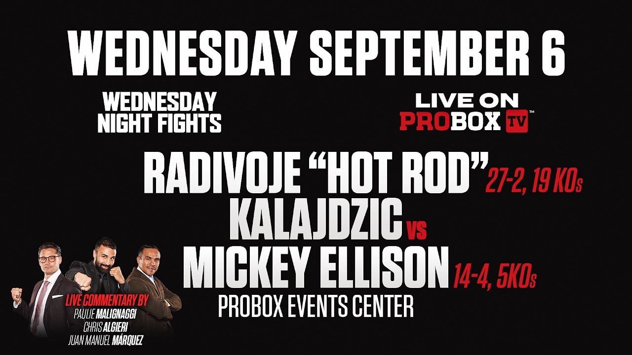 Radivoje Kalajdzic squares off with Mickey Ellison in Plant City, September 6