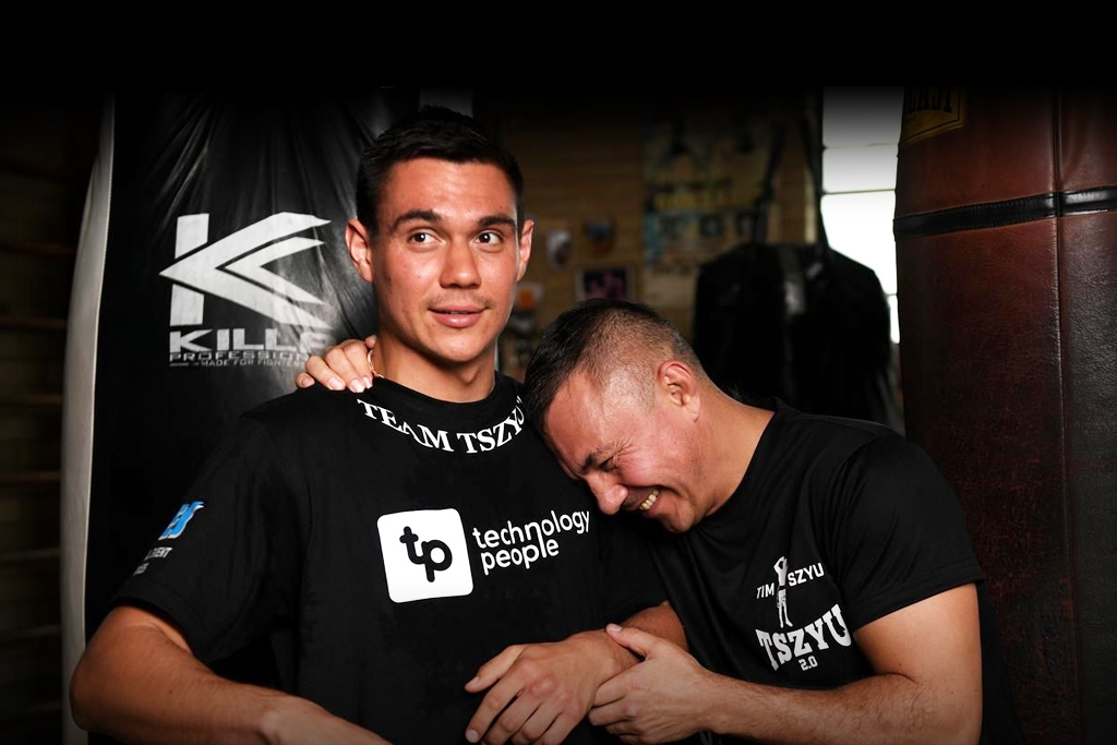 Tim Tszyu is compared to his father Kostya by manager Glen Jennings