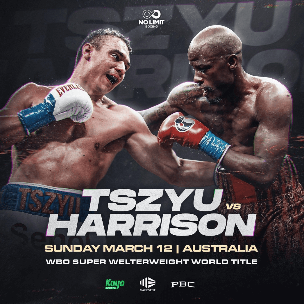 Información Tim Tszyu vs. Tony Harrison 