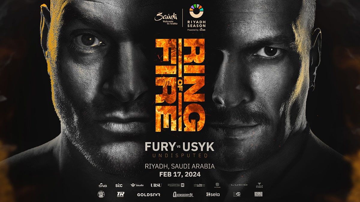 Tyson Fury vs. Oleksandr Usyk, Date at Boulevard Hall in Riyadh, Saudi Arabia