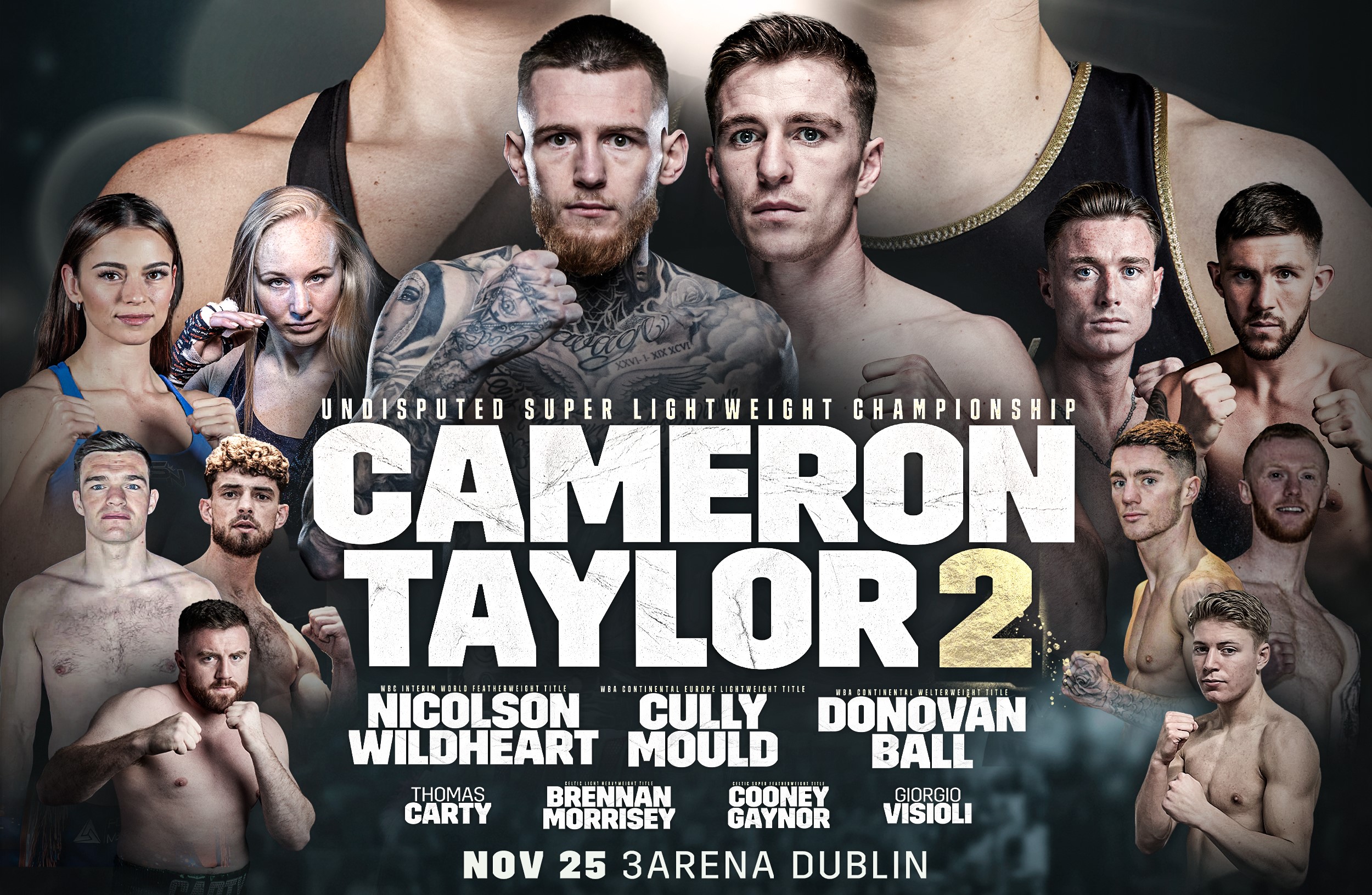 Cully vs Mould and full undercard confirmed for Cameron-Taylor rematch, November 25